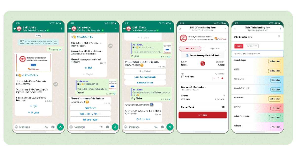 दिल्ली मेट्रो की सभी लाइनों पर अब व्हाट्सऐप से टिकट की सुविधा